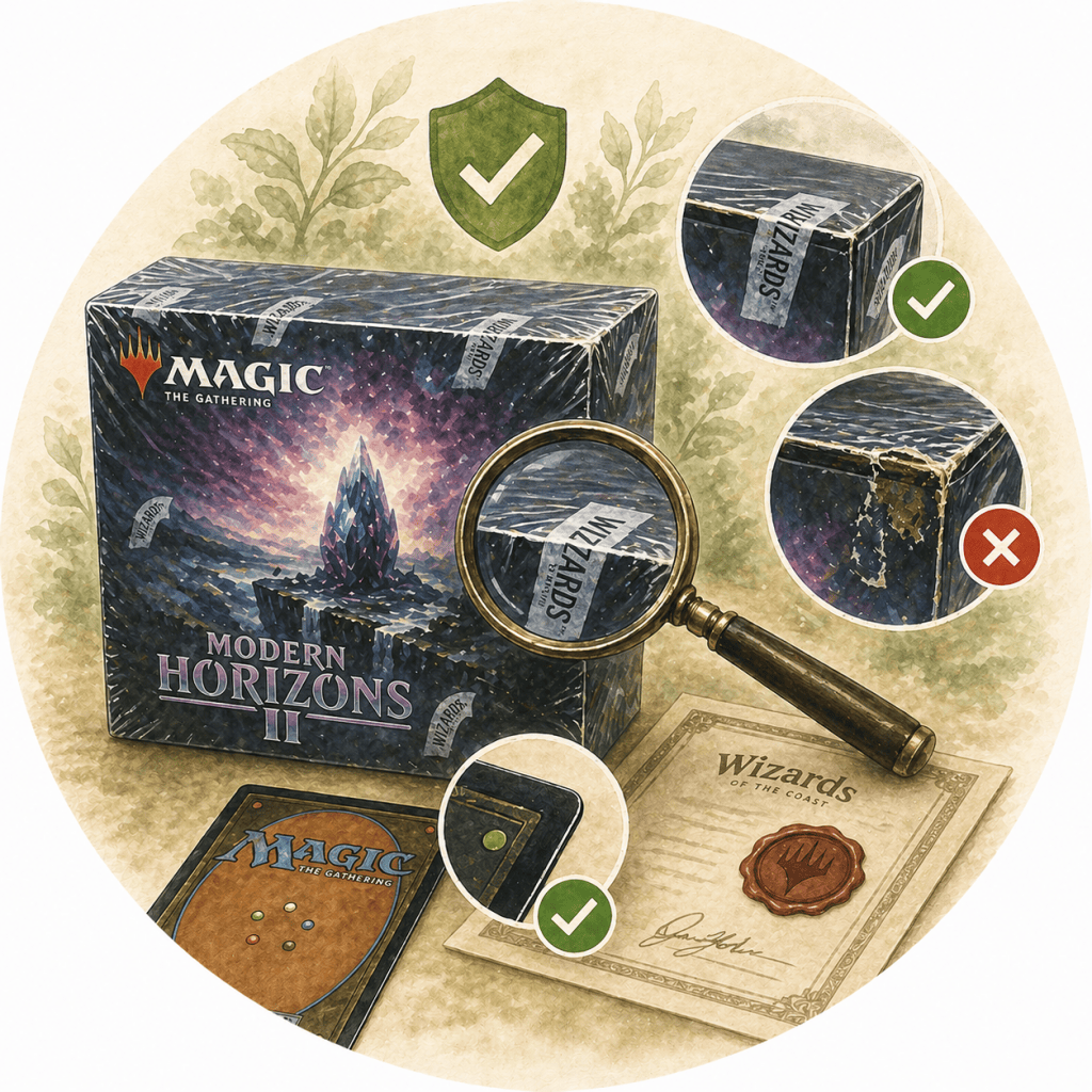 Magic Display im Originalzustand mit Echtheitsprüfung