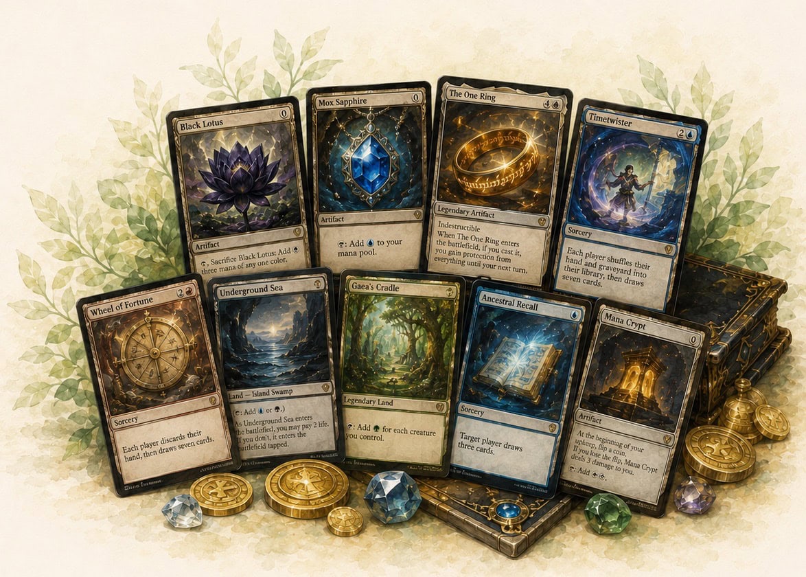 Die teuersten Magic-Karten der Welt, Top 10 im Überblick